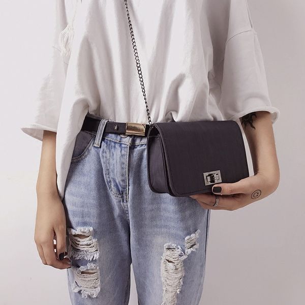 women shoulder bag 2020 luxury handbags women bags designer version luxury wild girls small square messenger bag bolsa feminina, Black;red